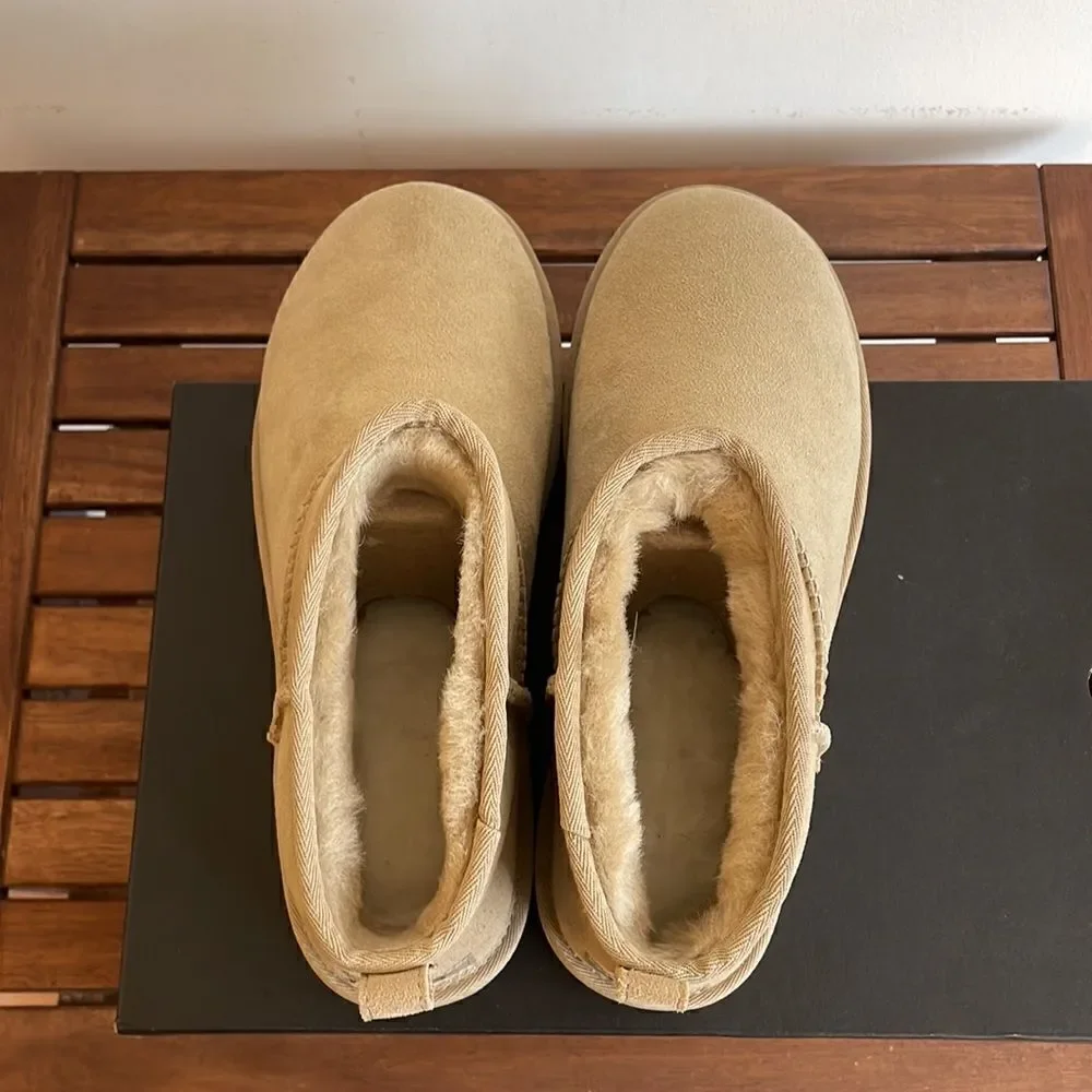 UGG Classic Ultra Mini Booties Mustard Seed USA Men Size 10/UK 9/EU 43